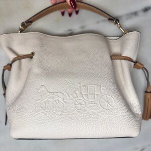 Coach Andy Two-Way Crossbody Shoulder Bag in Chalk